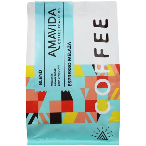Amavida Coffee Roasters 12oz Bag Espresso Melaza.