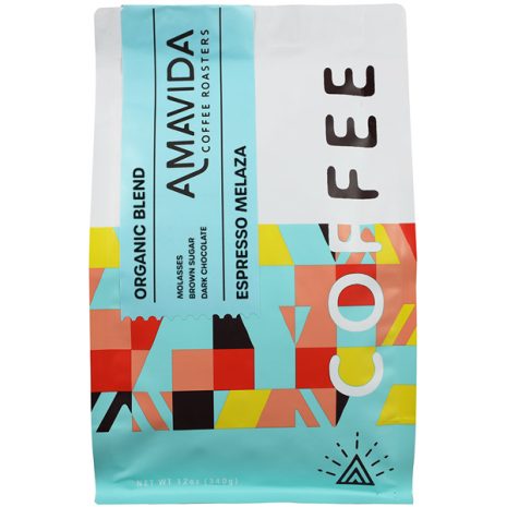 Amavida Coffee Roasters 12oz Bag Espresso Melaza.